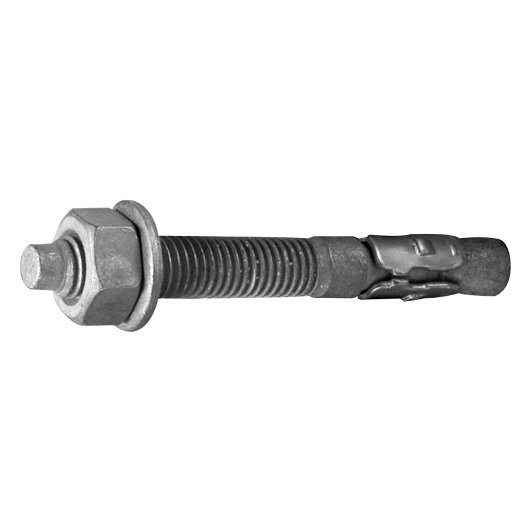 M20 x 280 Through Bolts Galvanised Masonmate Dry Galv C/W A2 Clip qty