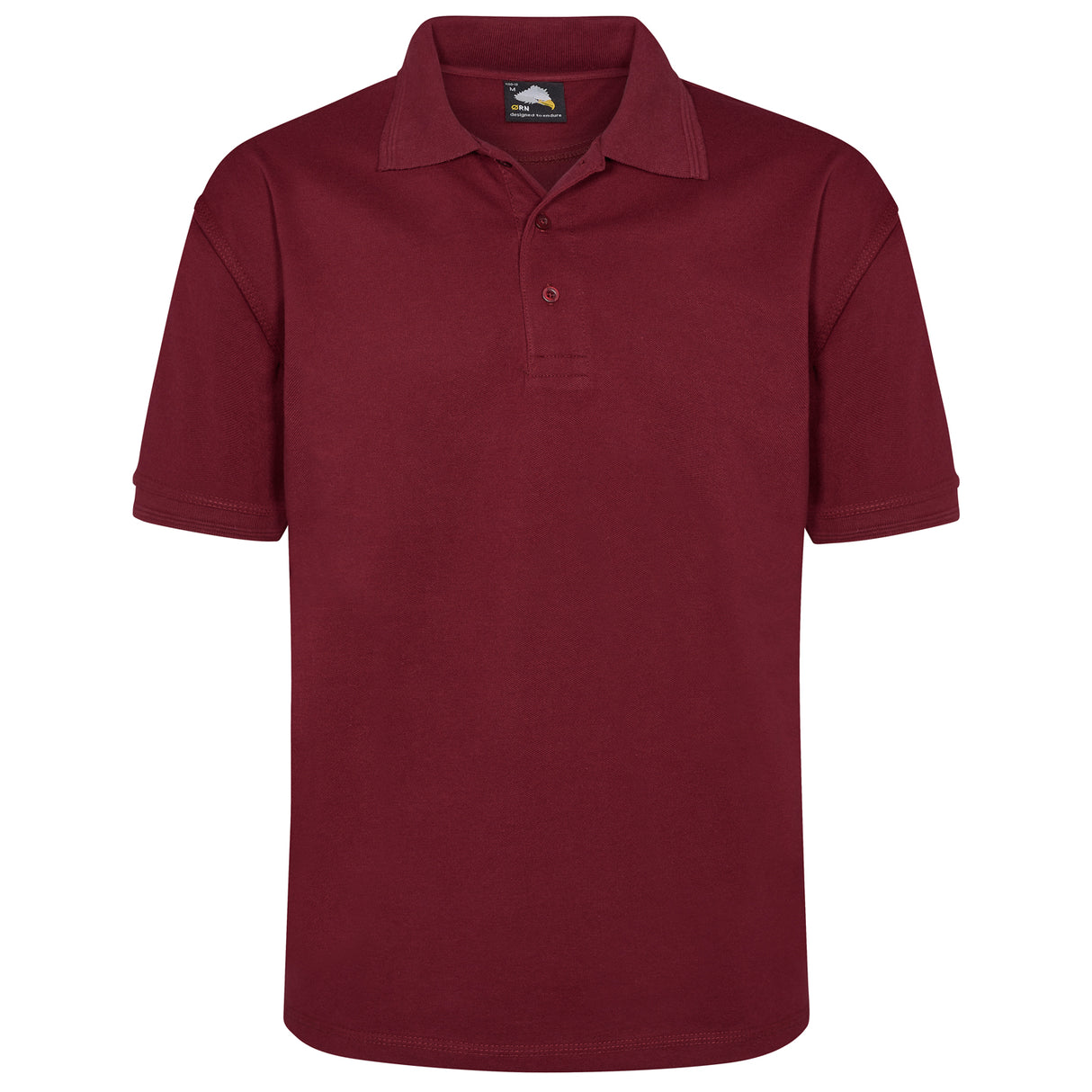 Orn Eagle Polo Shirt - Burgundy