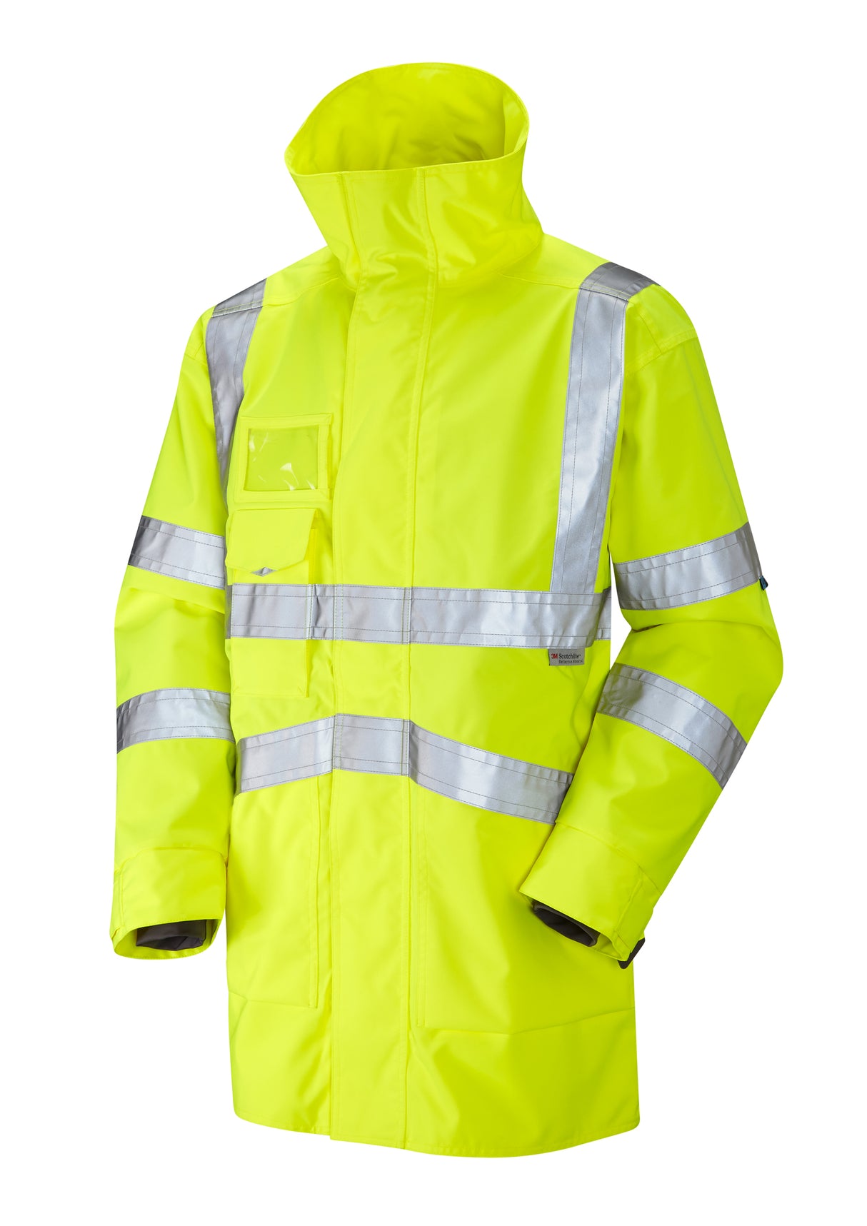 Leo Clovelly EN20471 Class 3 Breathable Hi Viz Coat