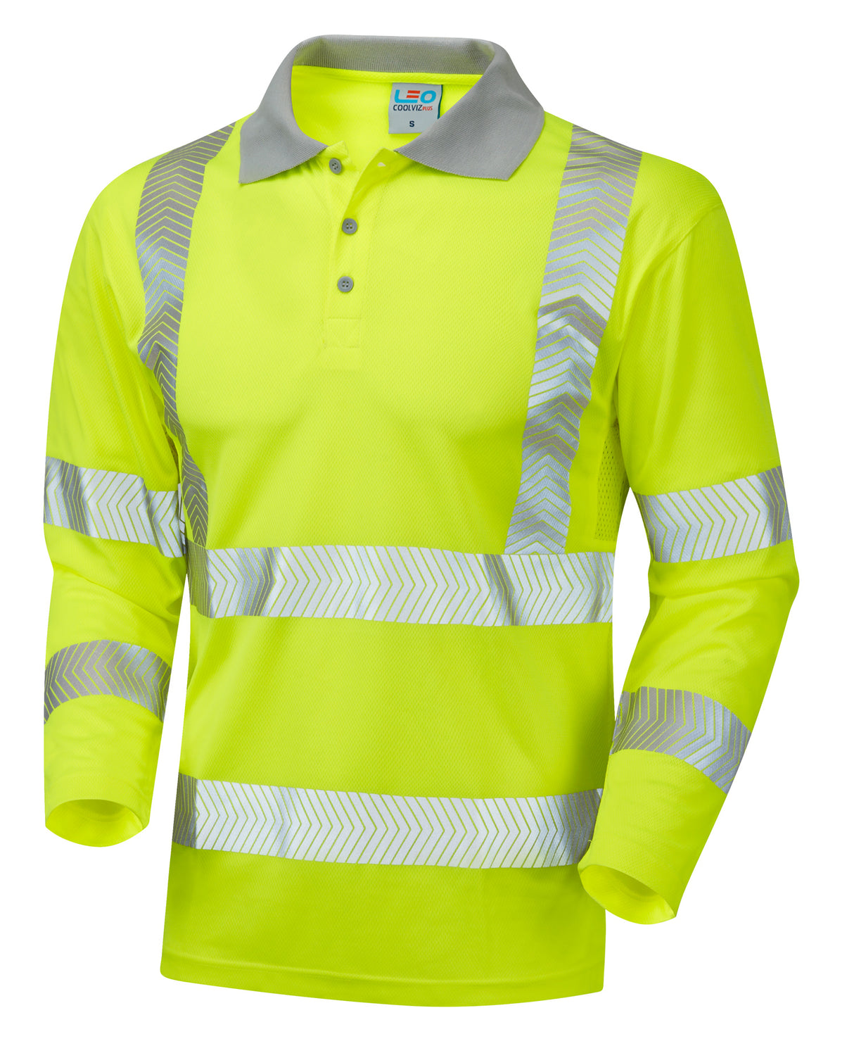 Leo Barricane ISO 20471 Cool Viz Plus Polo Shirt