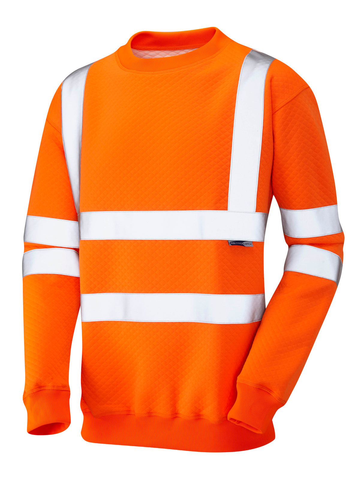 Leo Winkleigh ISO 20471 Crew Neck Hi Viz Sweatshirt