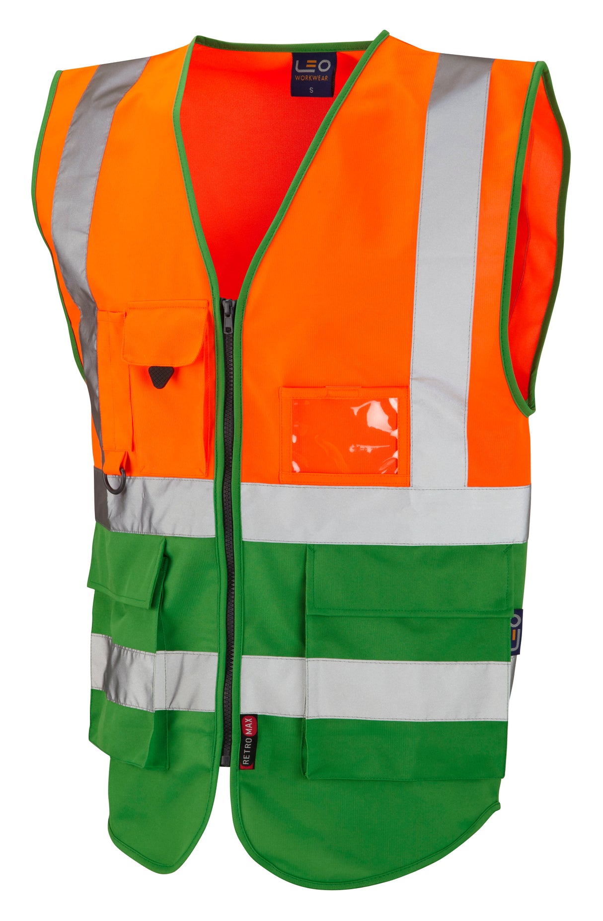 Leo Lynton EN20471 Superior Hi-Viz Waistcoat - Orange