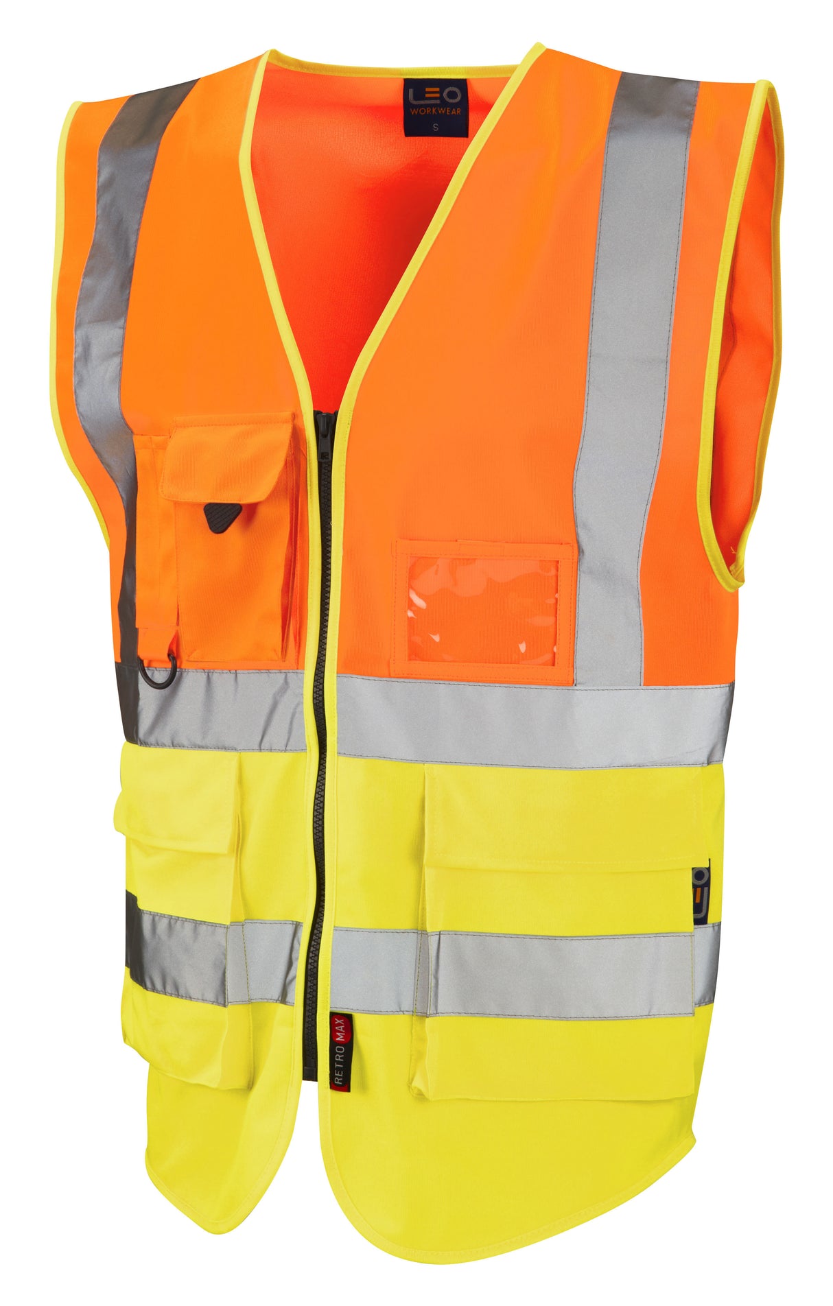 Leo Lynton EN20471 Superior Hi-Viz Waistcoat - Orange