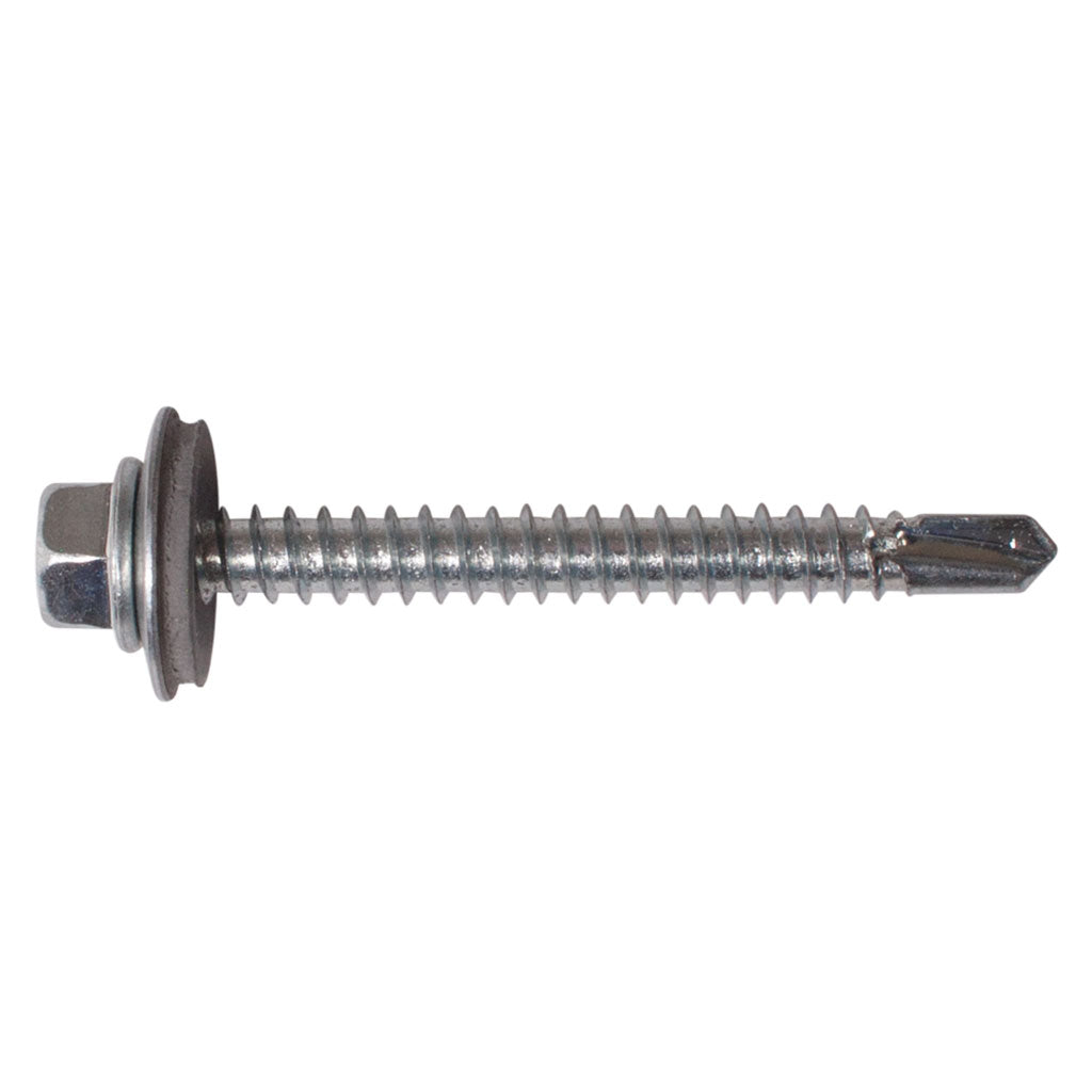 Self Drill Screw, with Washer - Light Section (Zinc Plated) DIN 7504K