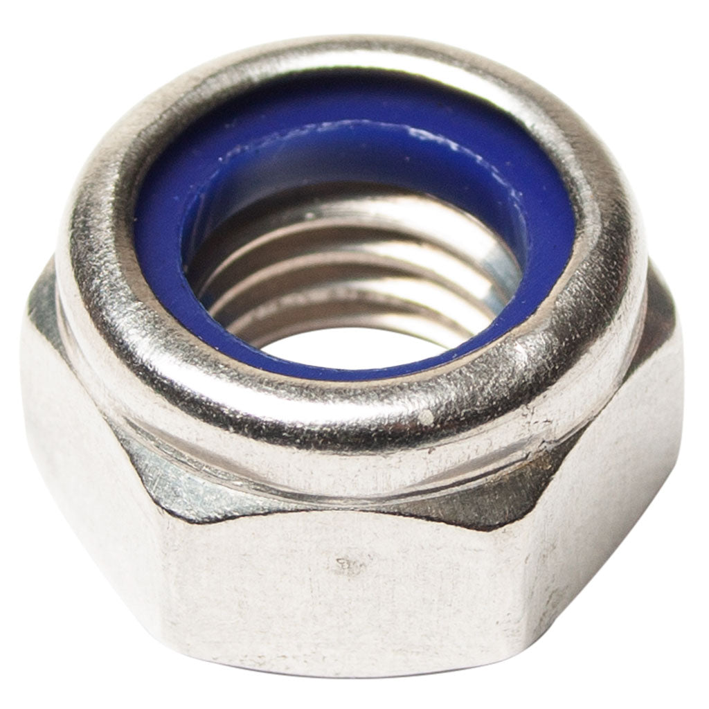 M3 A2 Nylon Insert Nut Type 'T' Stainless Steel DIN 985 - 500 box qty