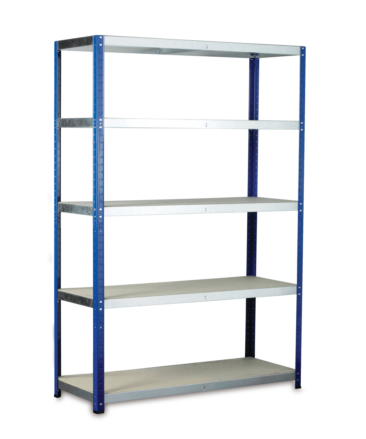 Heavy-Duty Shelving System - 5-Shelves (BLUE) 1800X1200X450mm