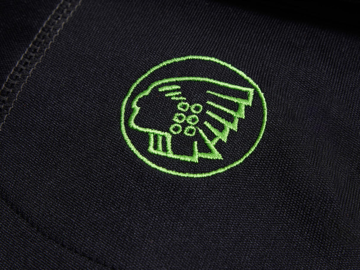 Apache Langley Black Performance Polo Shirt