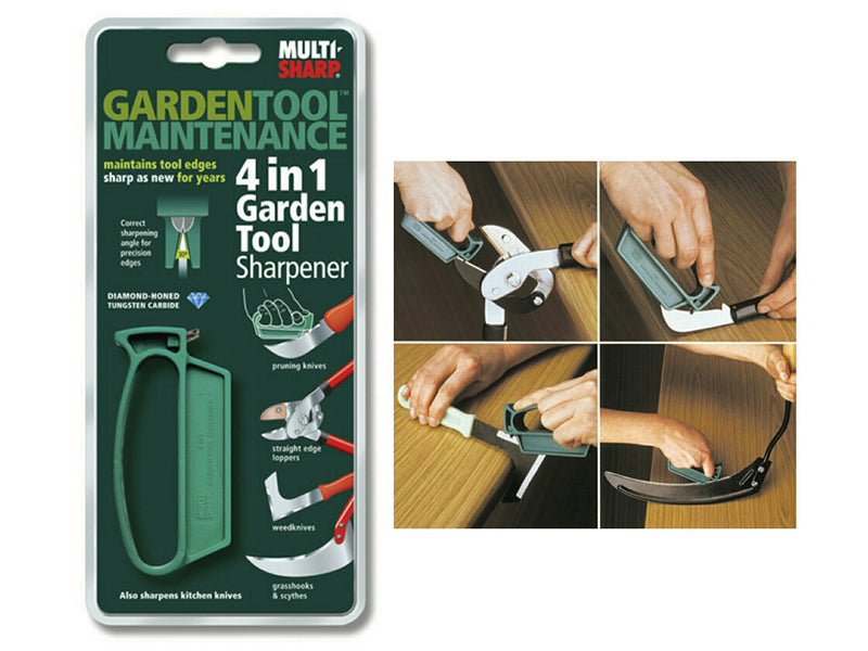 Multi-Sharp® Multi-Sharp® MS1501 4- in-1 Garden Tool Sharpener