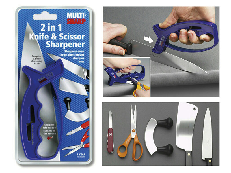 Multi-Sharp® Multi-Sharp® 2-in-1 Knife & Scissor Sharpener