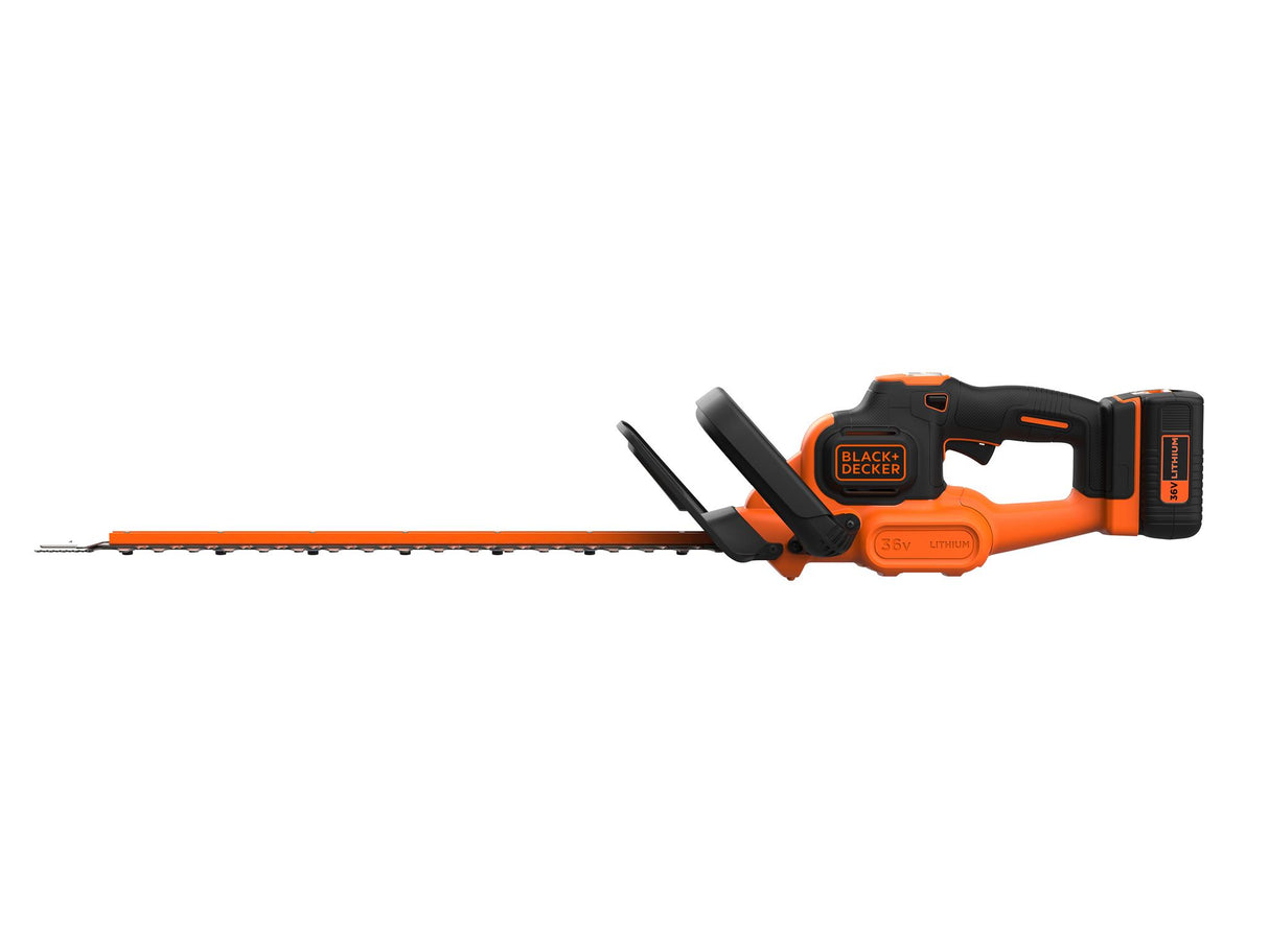BLACK + DECKER BCHTS3620L1 Hedge Timmer with SAWBLADE 55cm 36V 1 x 2.0Ah Li-ion