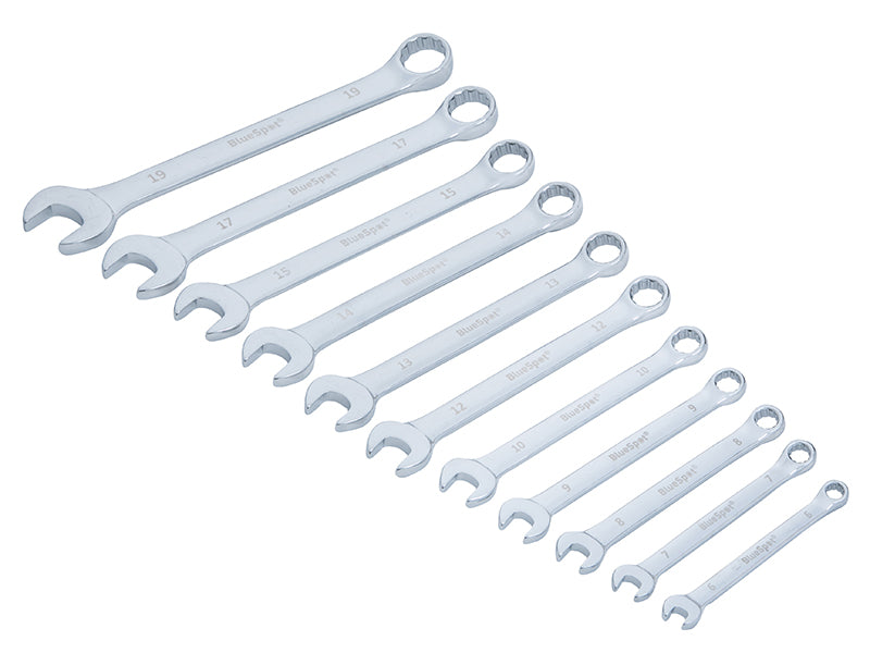 BlueSpot Tools Combination Spanner Set, Metric
