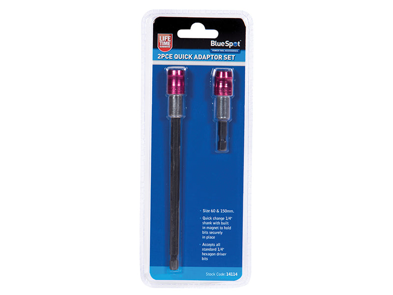 BlueSpot Tools Quick Adaptor Set, 2 Piece