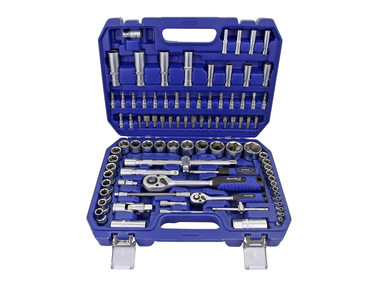 BlueSpot Tools 1/2in & 1/4in Metric Socket Set, 94 Piece
