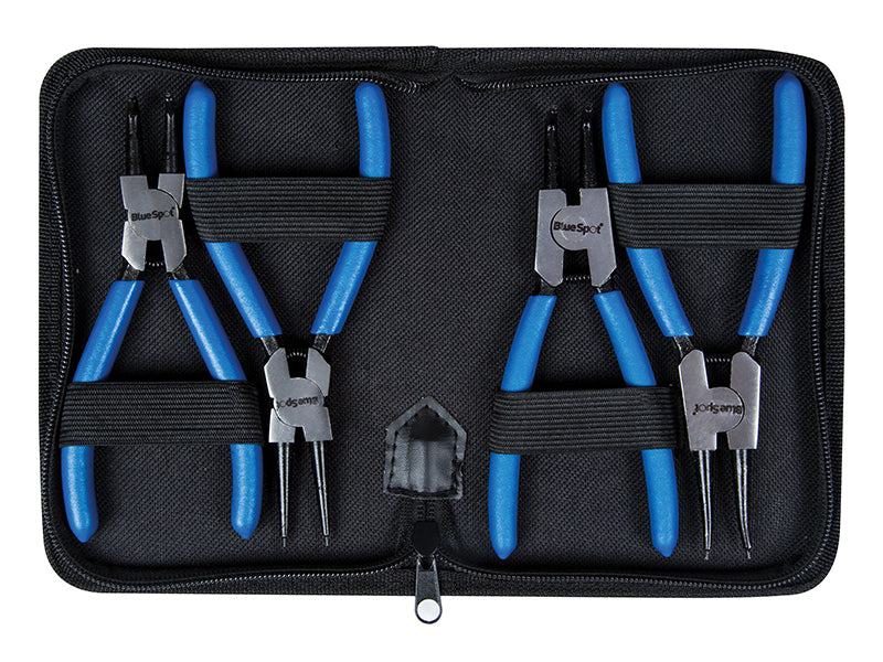 BlueSpot Tools Circlip Pliers Set, 4 Piece