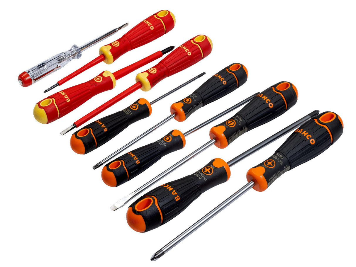 Bahco B219.110 BAHCOFIT XL Screwdriver Set, 10 Piece