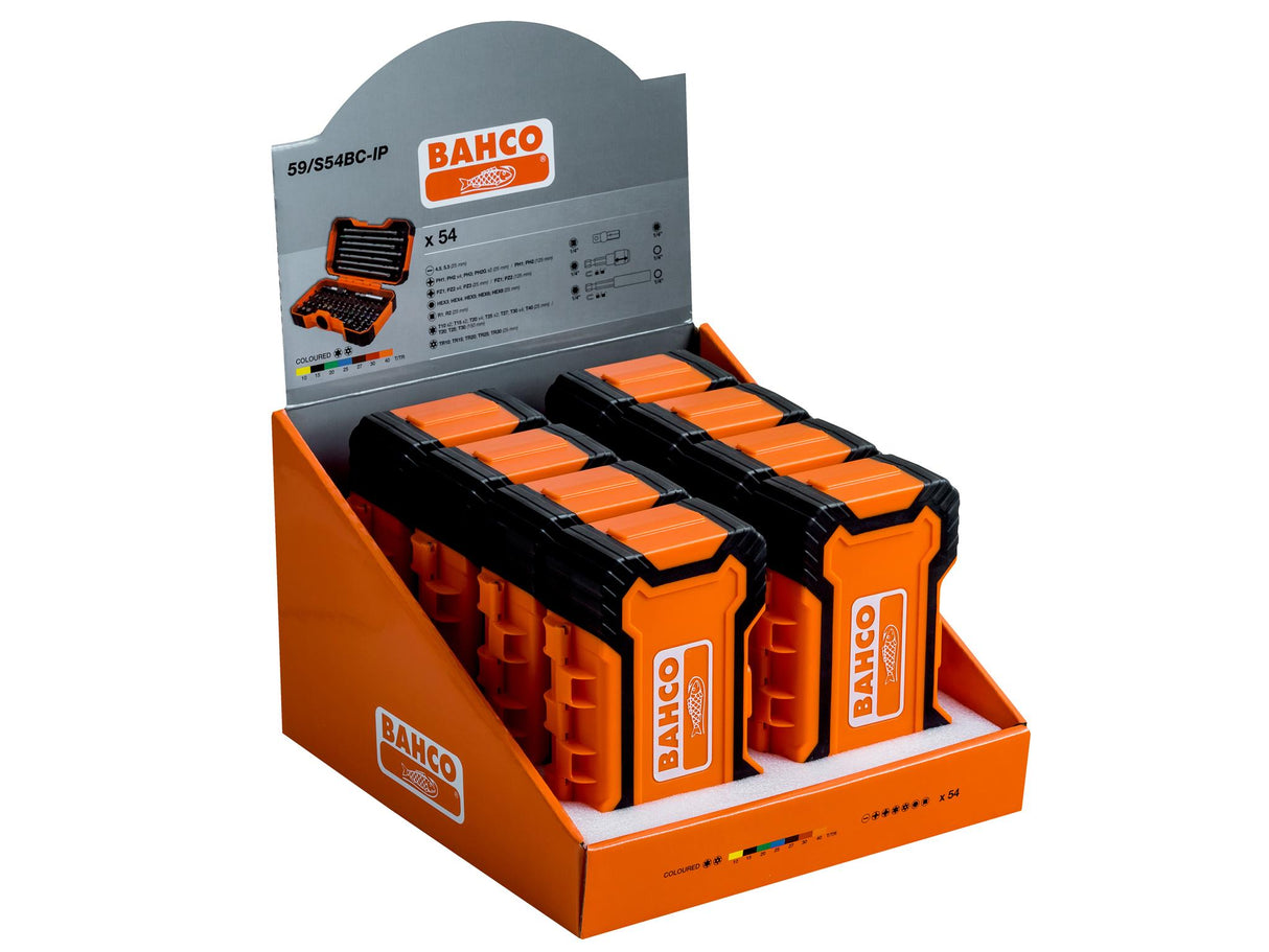Bahco Colour Bit Set Display (8 Piece)