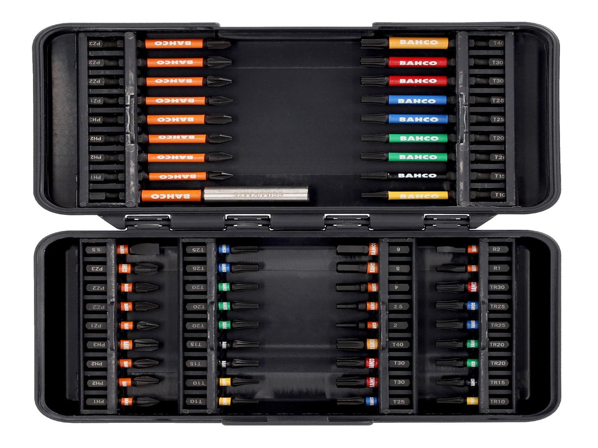 Bahco 66IM/54C-1 Impact Bit Set, 54 Piece