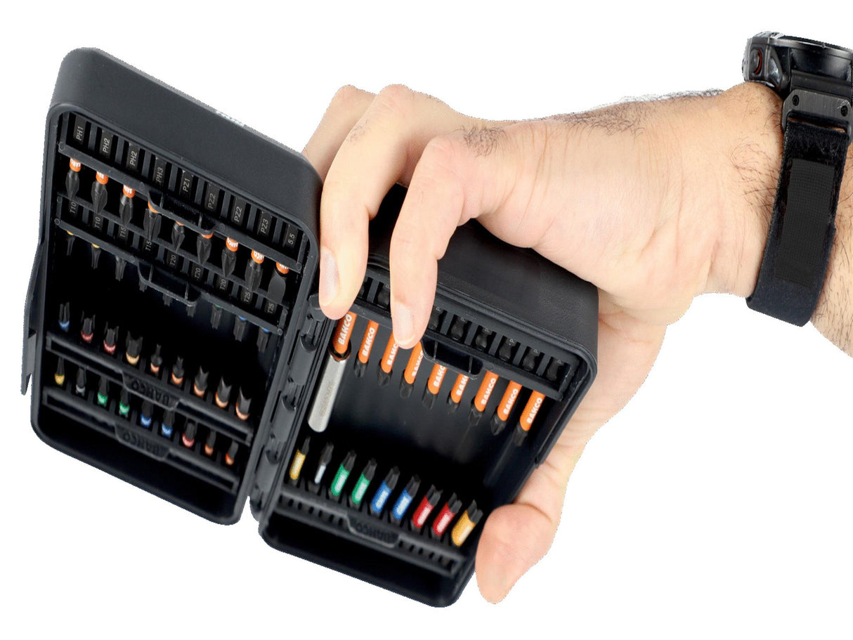 Bahco 66IM/54C-1 Impact Bit Set, 54 Piece