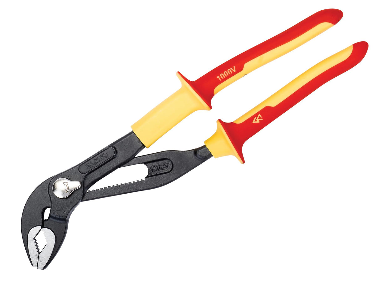 Bahco VDE Quick-Adjust Water Pump Pliers 250mm - 44mm Capacity