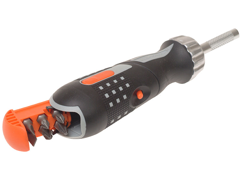 Bahco 808050P Pistol Ratchet Screwdriver & 6 Bits