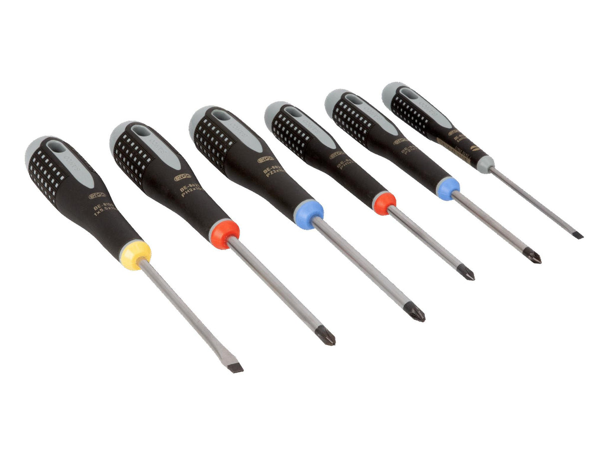 Bahco BE-9886 ERGO Screwdriver Set, 6 Piece