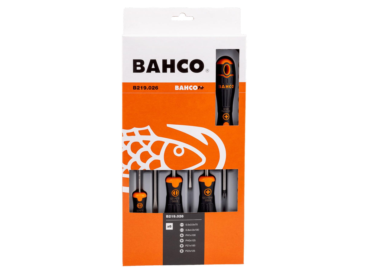 Bahco B219.026 BAHCOFIT Screwdriver Set, 6 Piece