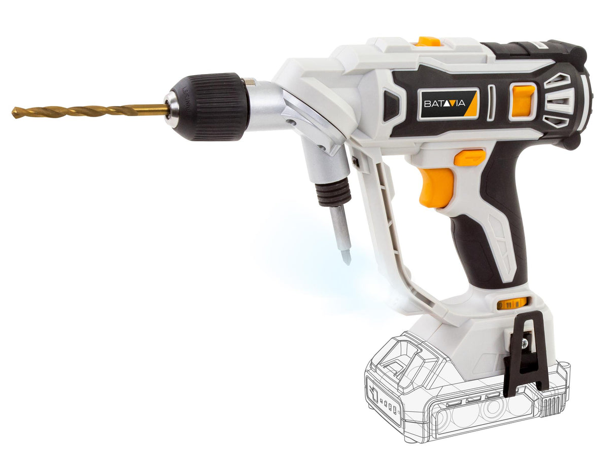 Batavia MAXXPACK Twin Drill® Drill & Screwdriver 18V Bare Unit