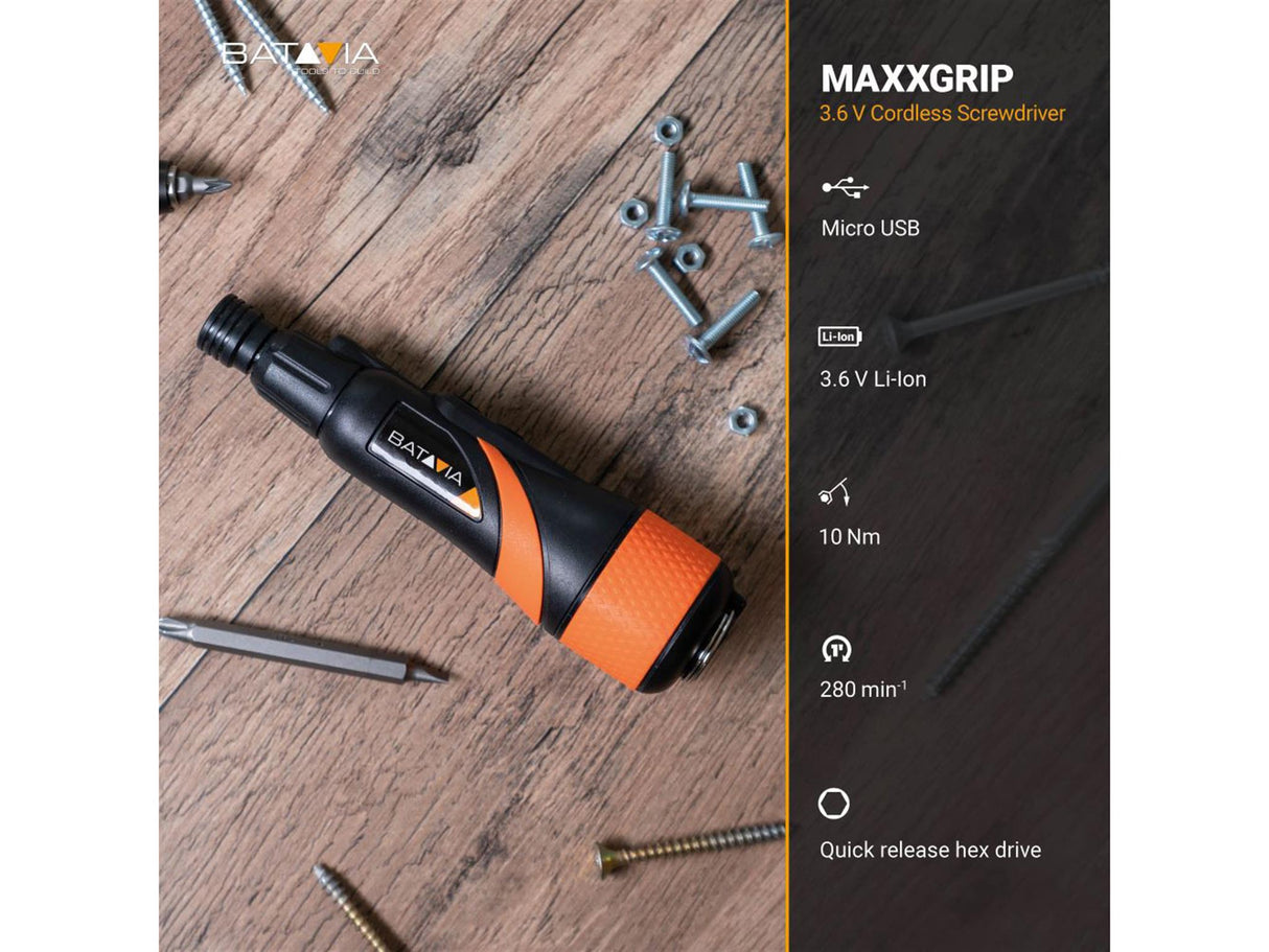 Batavia MAXXGRIP Screwdriver 3.6V