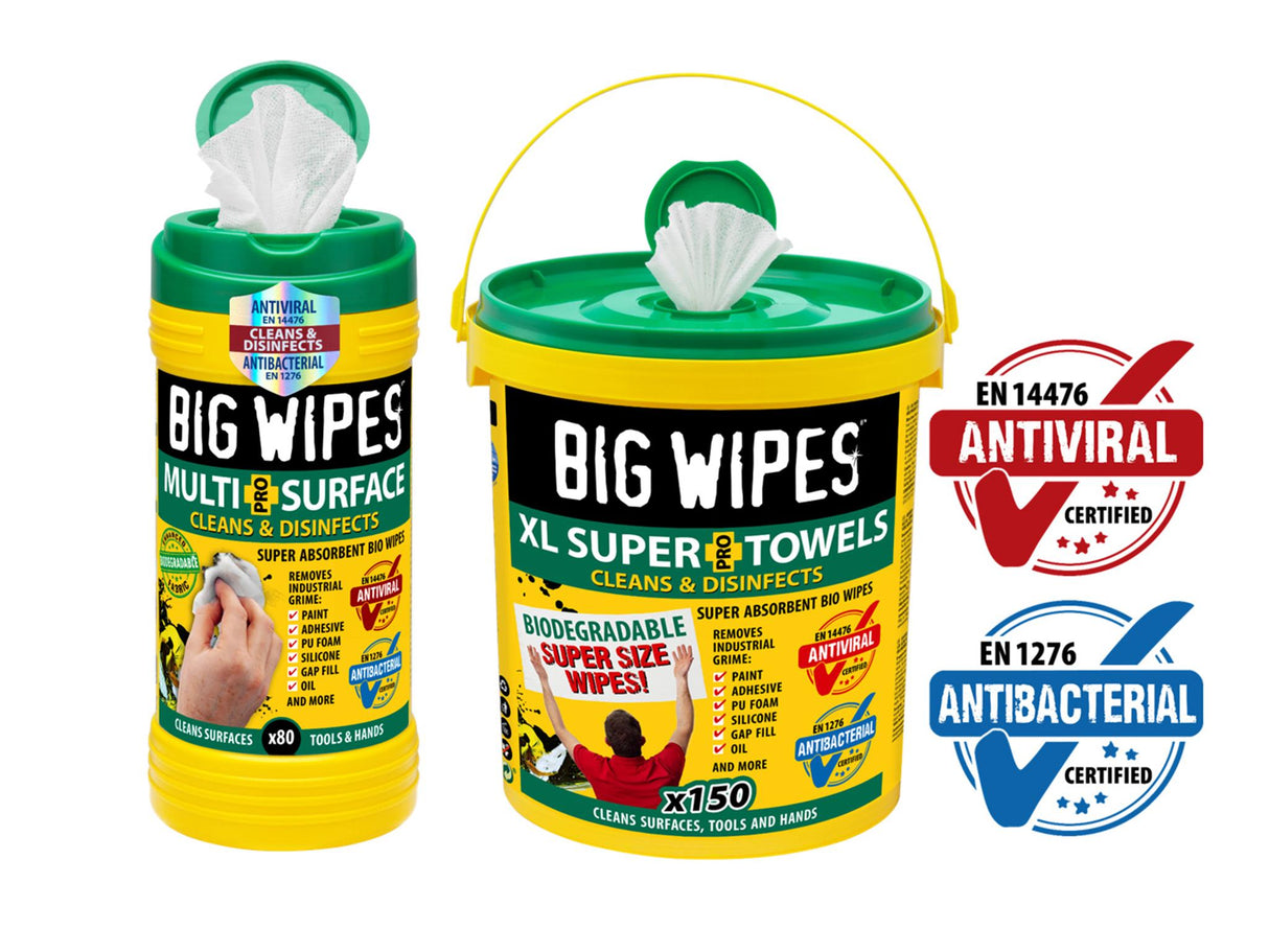Big Wipes Multi-Surface Bio Pro+ Antiviral Wipes