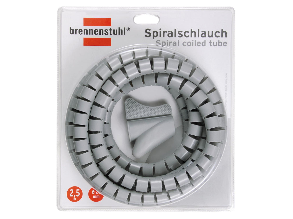 Brennenstuhl Spiral Coiled Cable Tidy 2.5m x Ø20mm