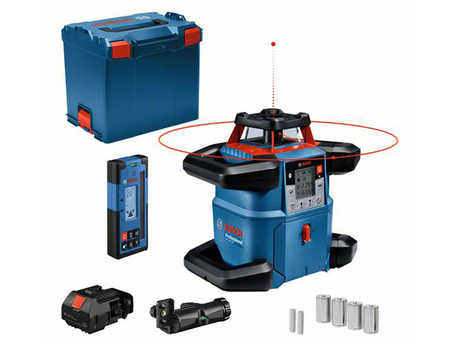 Bosch GRL 600 CHV Professional Rotation Laser Set, 3 Piece