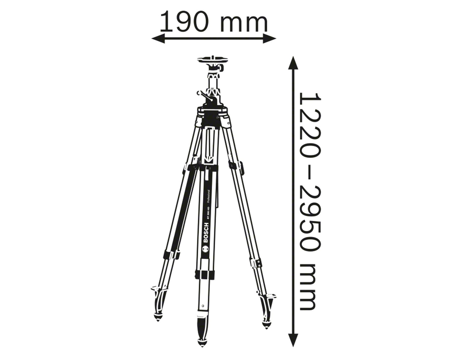 Bosch BT 300 HD Professional Tripod