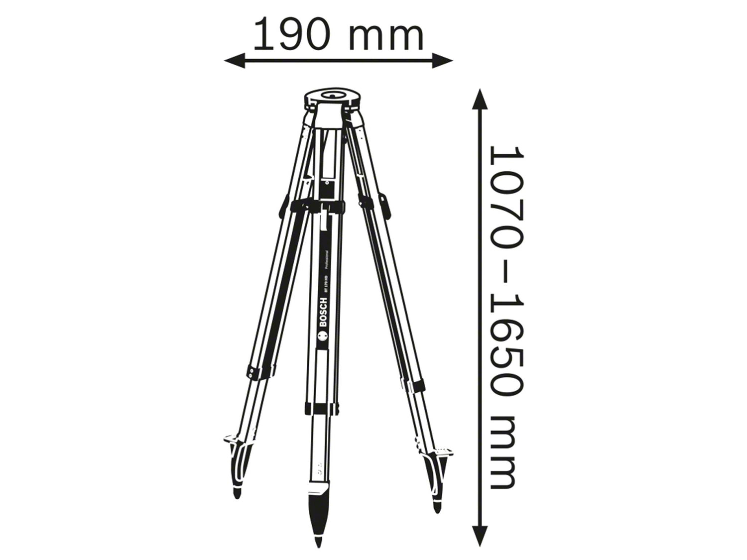 Bosch BT 170 HD Professional Building Tripod