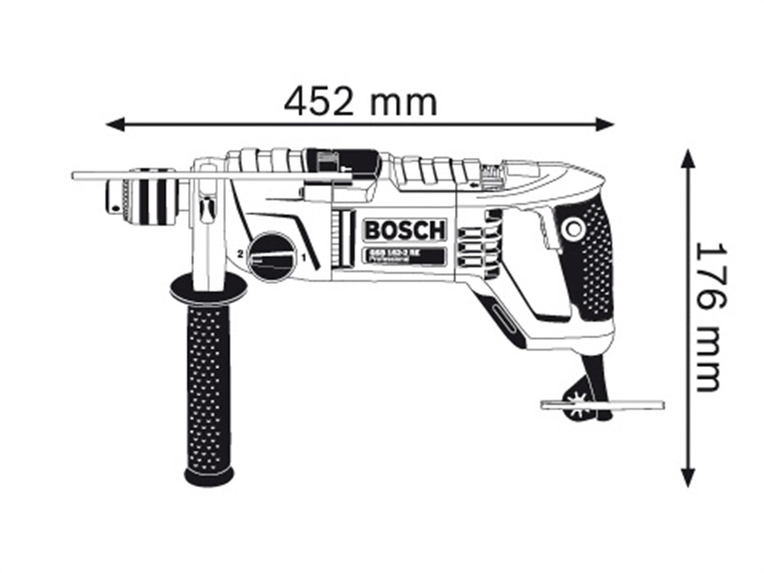 Bosch GSB 162-2RE Professional Impact Drill