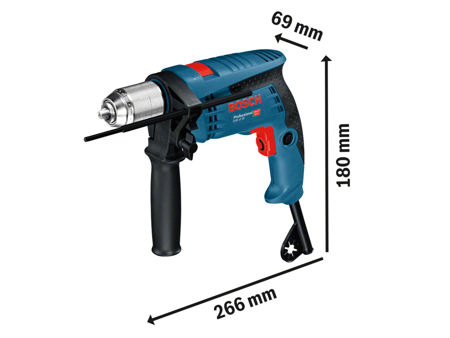 Bosch GSB 13 RE 13mm Keyless Chuck Impact Drill