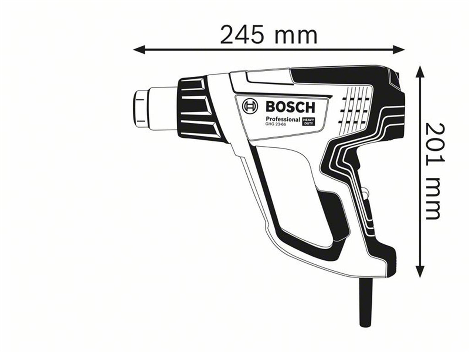 Bosch GHG 23-66 Professional Heat Gun