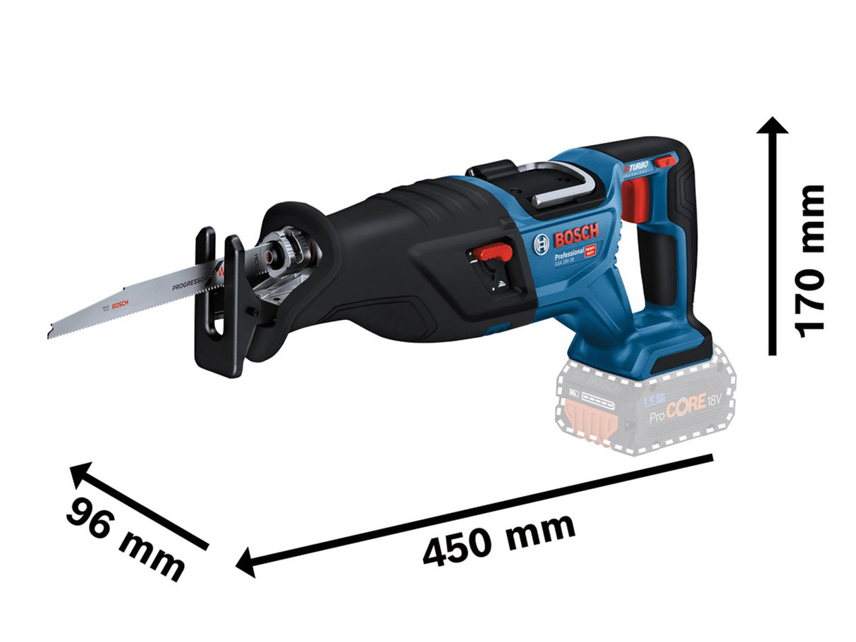 Bosch GSA 18V-28 Pro BITURBO Reciprocating Saw