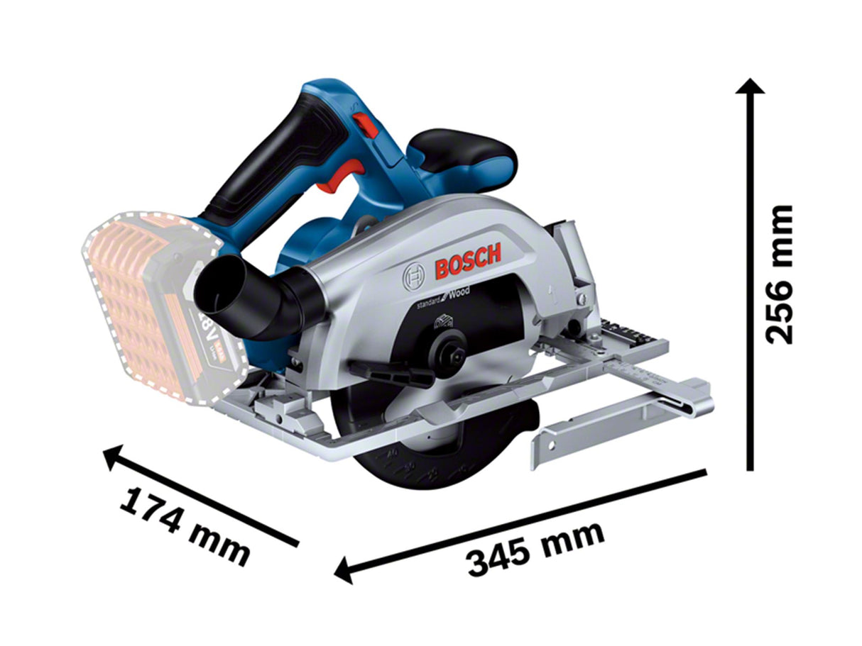 Bosch GKS 18V-57-2 Professional Circular Saw 18V Bare Unit