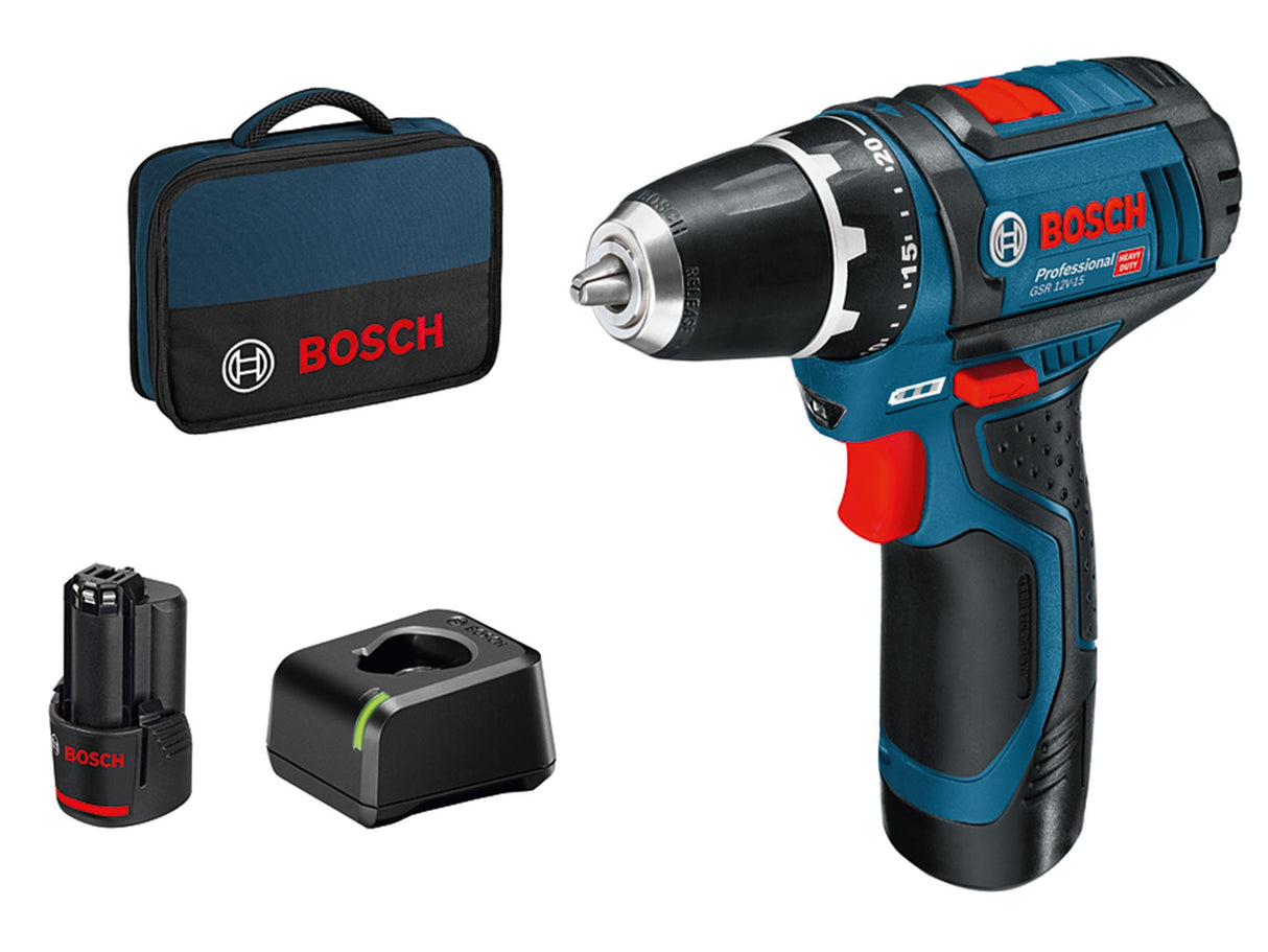 Bosch GSR 12V-15 Professional Drill Driver
