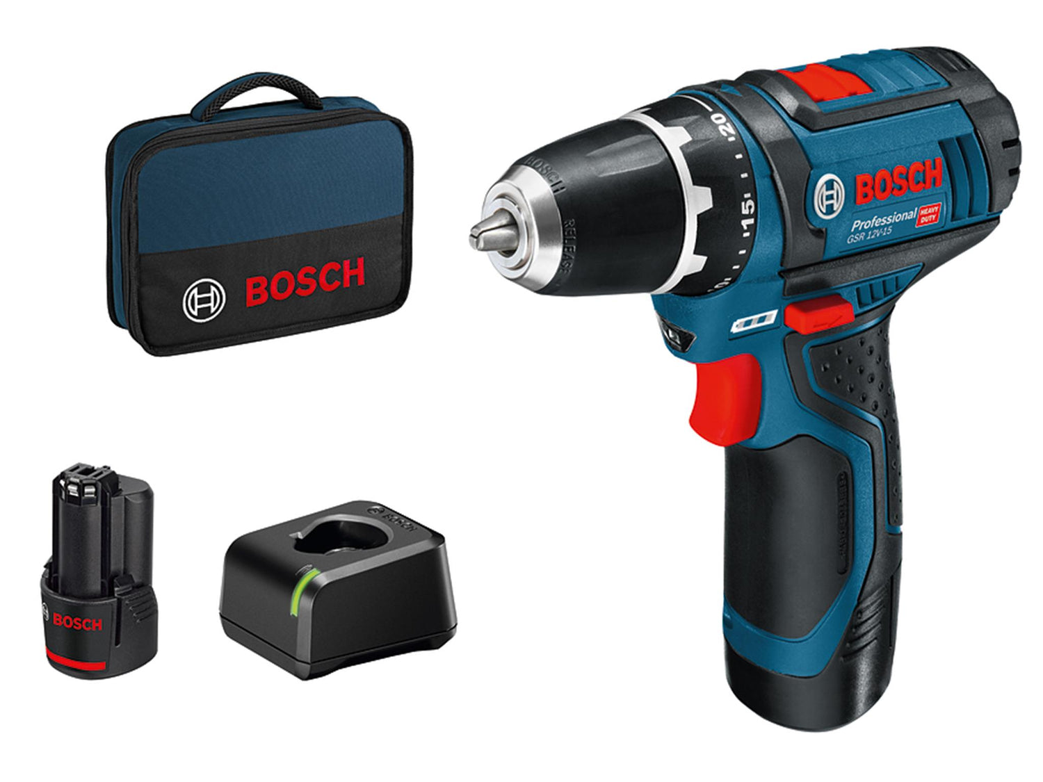 Bosch GSR 12V-15 Professional Drill Driver