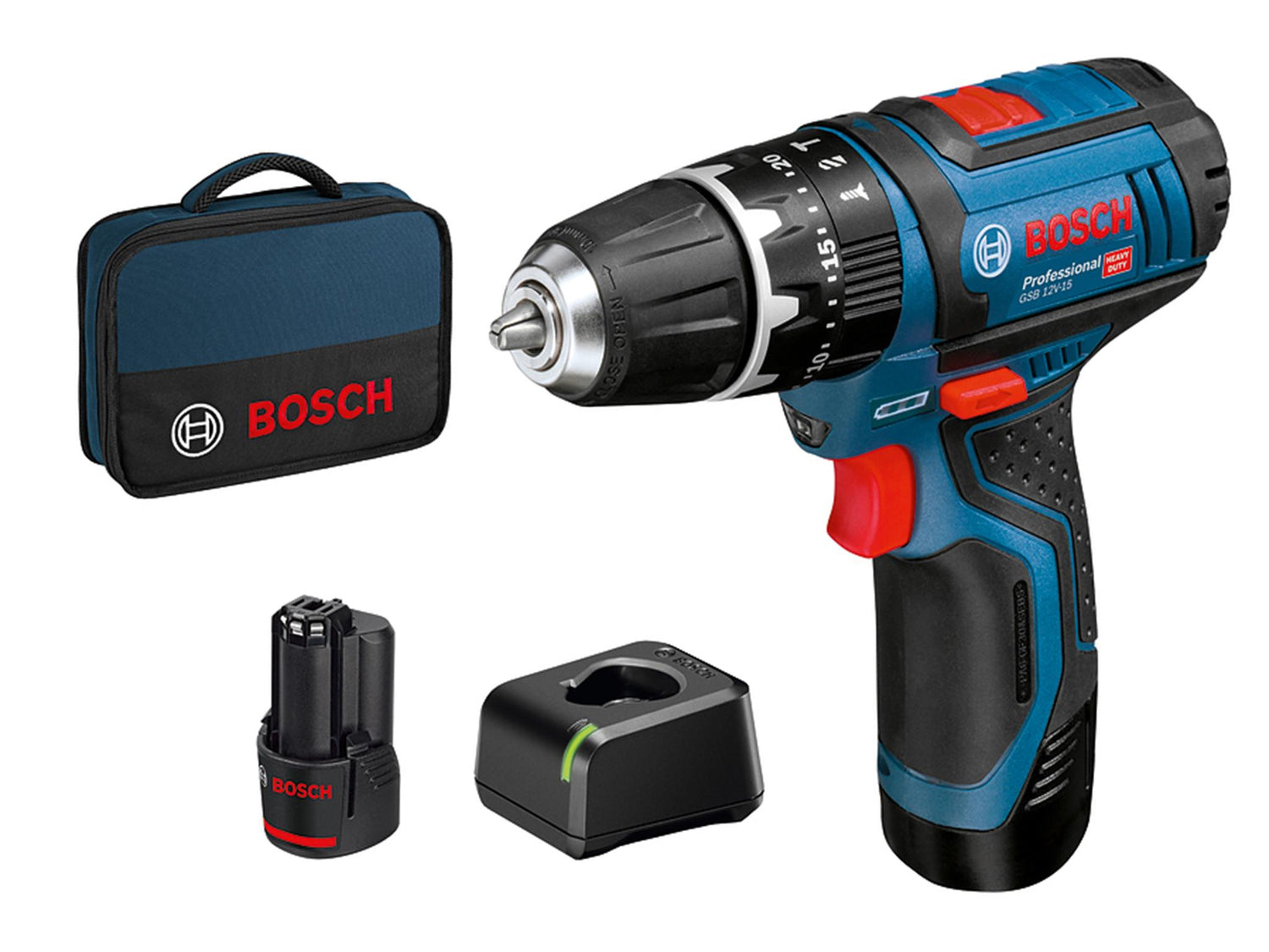 Bosch GSB 12V-15 Professional Combi Drill
