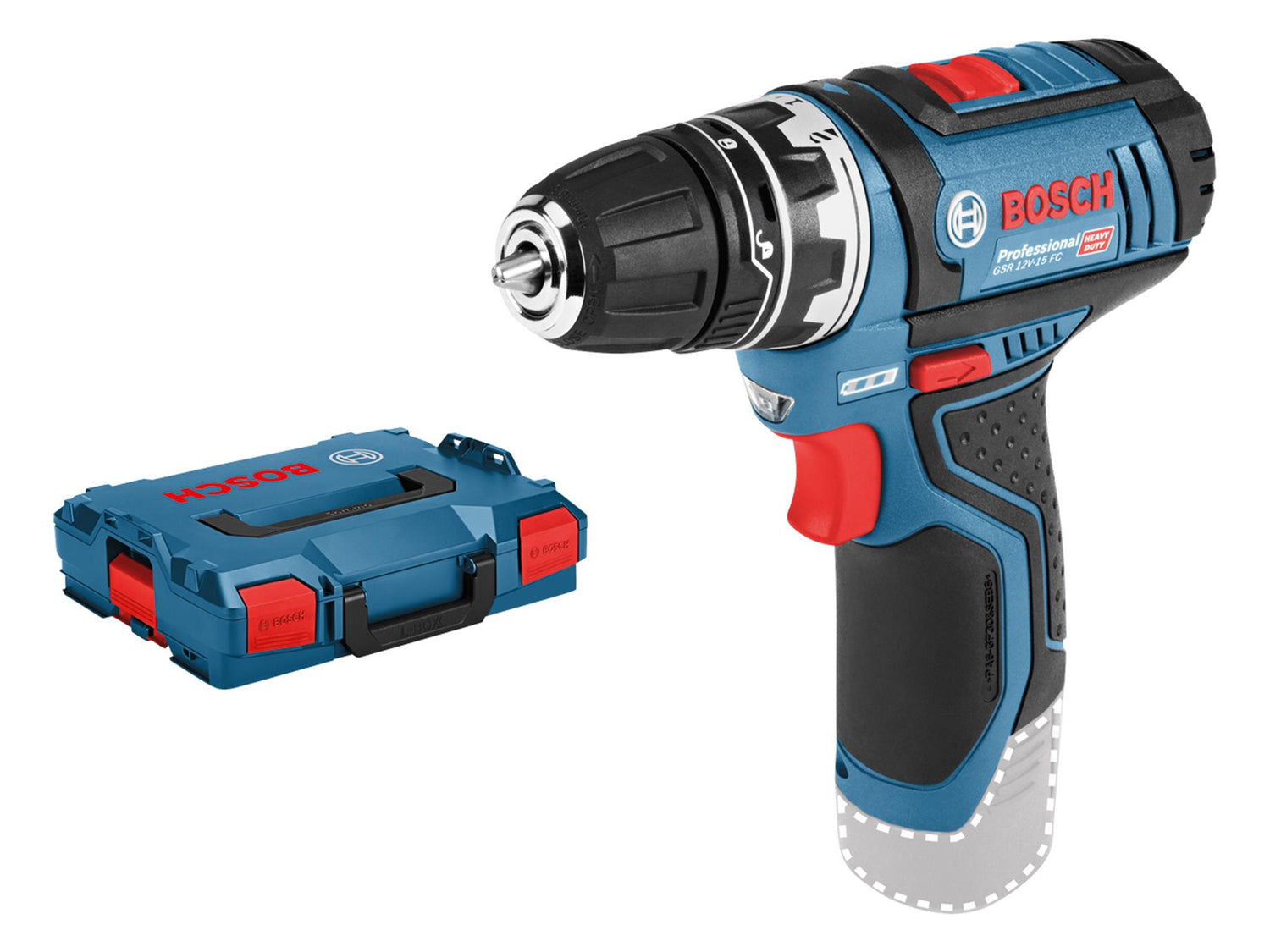 Bosch GSR 12V-15 FC Pro FlexiClick Drill Driver