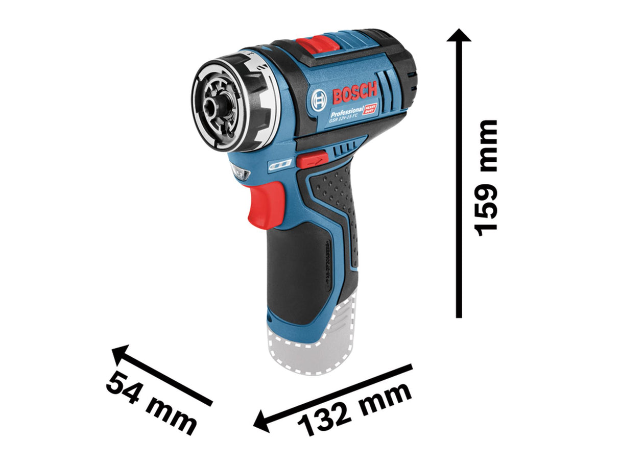 Bosch GSR 12V-15 FC Pro FlexiClick Drill Driver