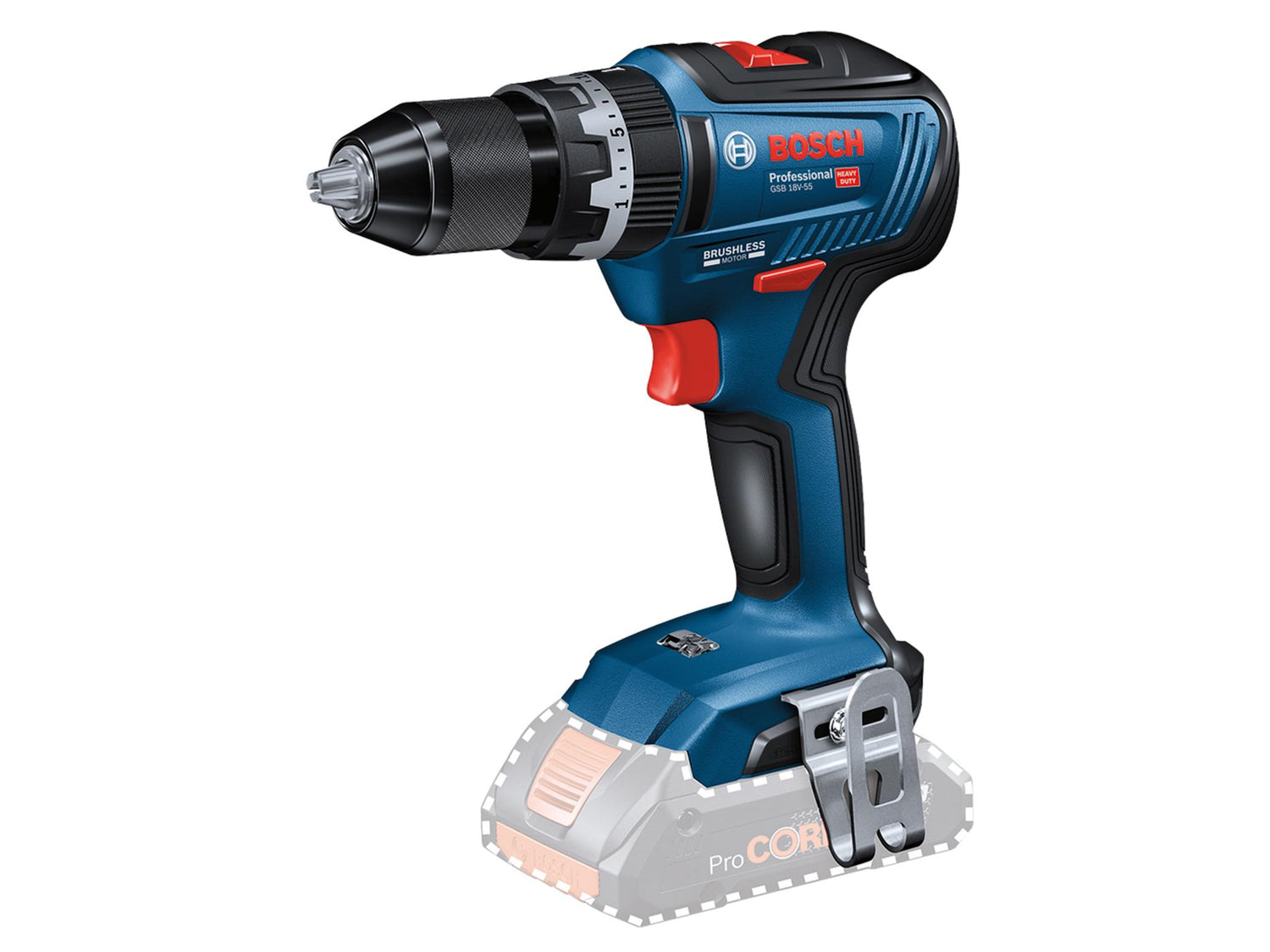 Bosch GSB 18V-55 Professional Combi Drill