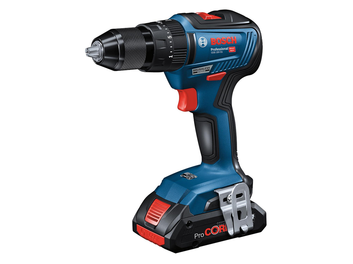 Bosch GSB 18V-55 Professional Combi Drill
