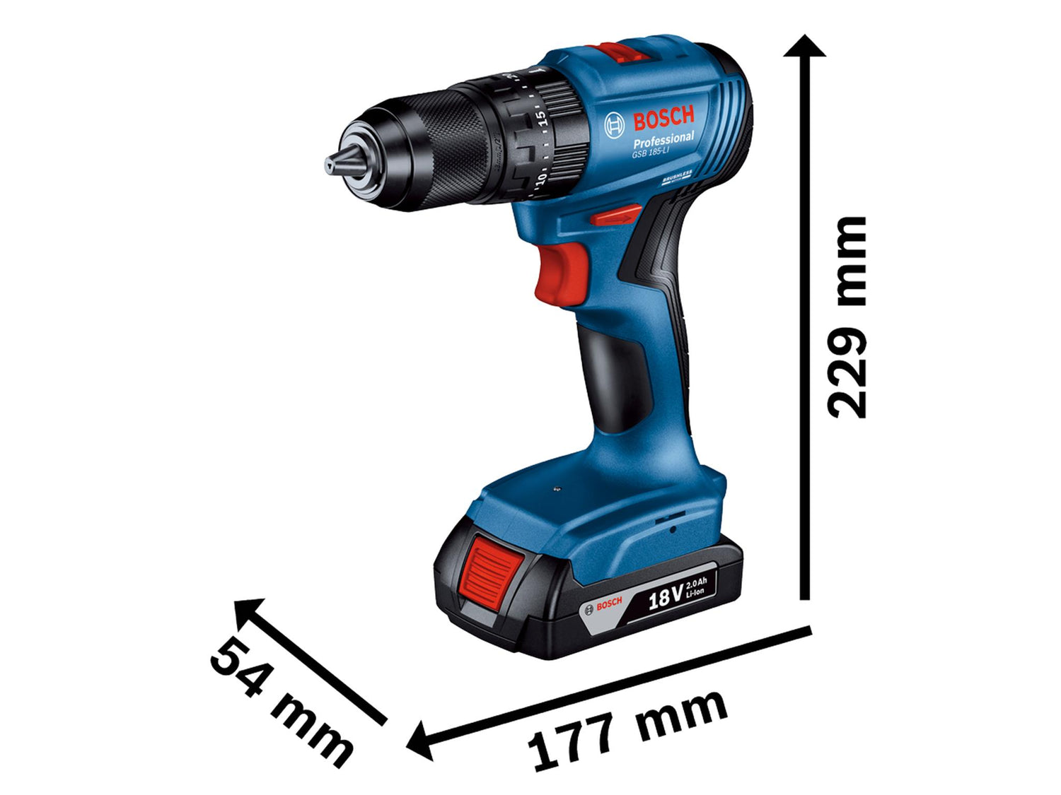 Bosch GSB 18V-45 Professional Combi Drill