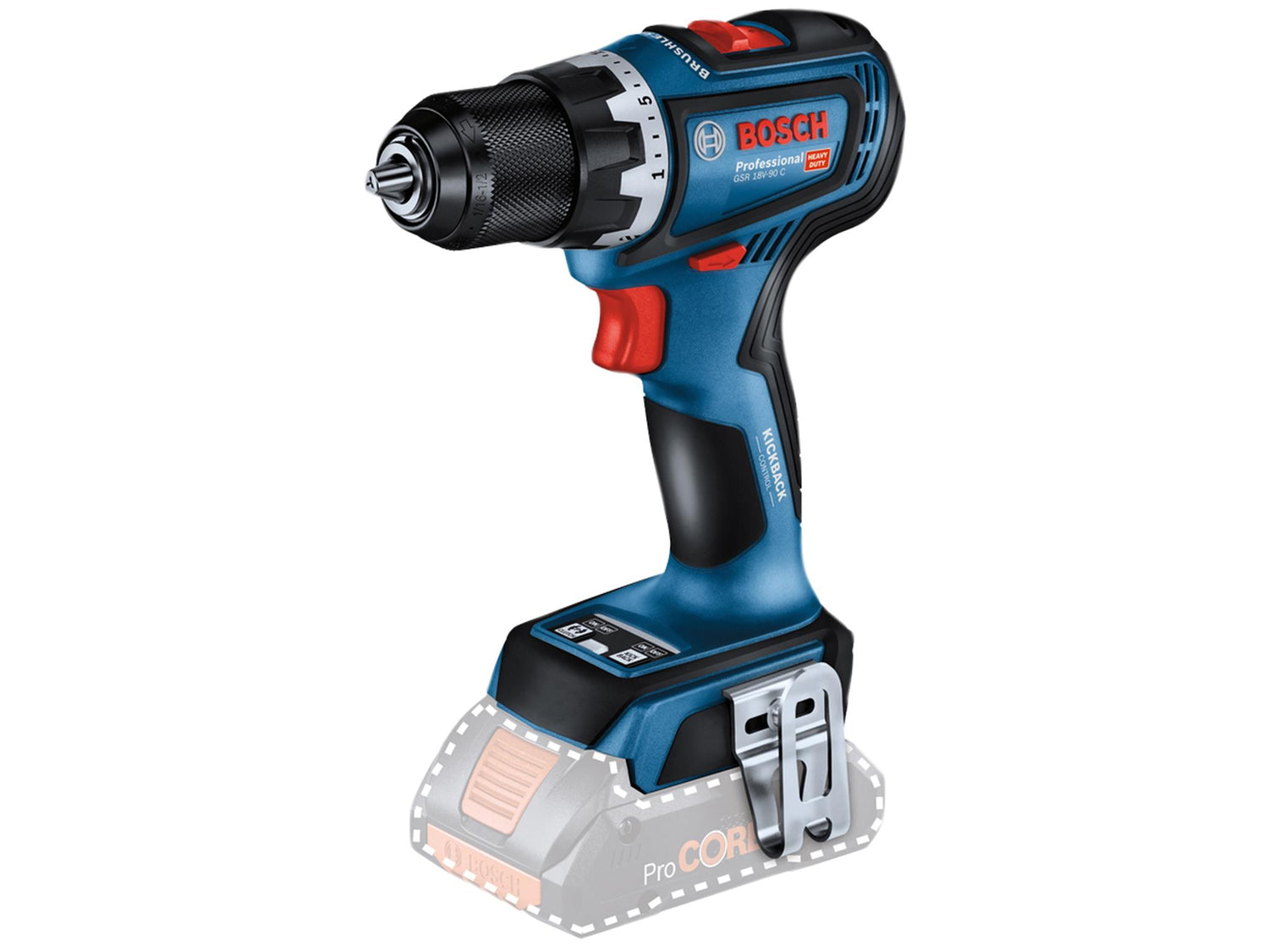 Bosch GSR 18V-90C Professional Drill Driver