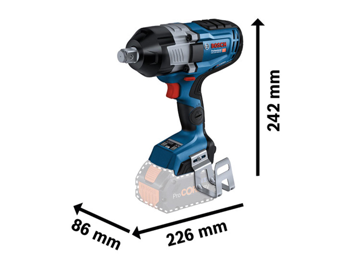 Bosch GDS 18V-1600 HC BITURBO Impact Wrench