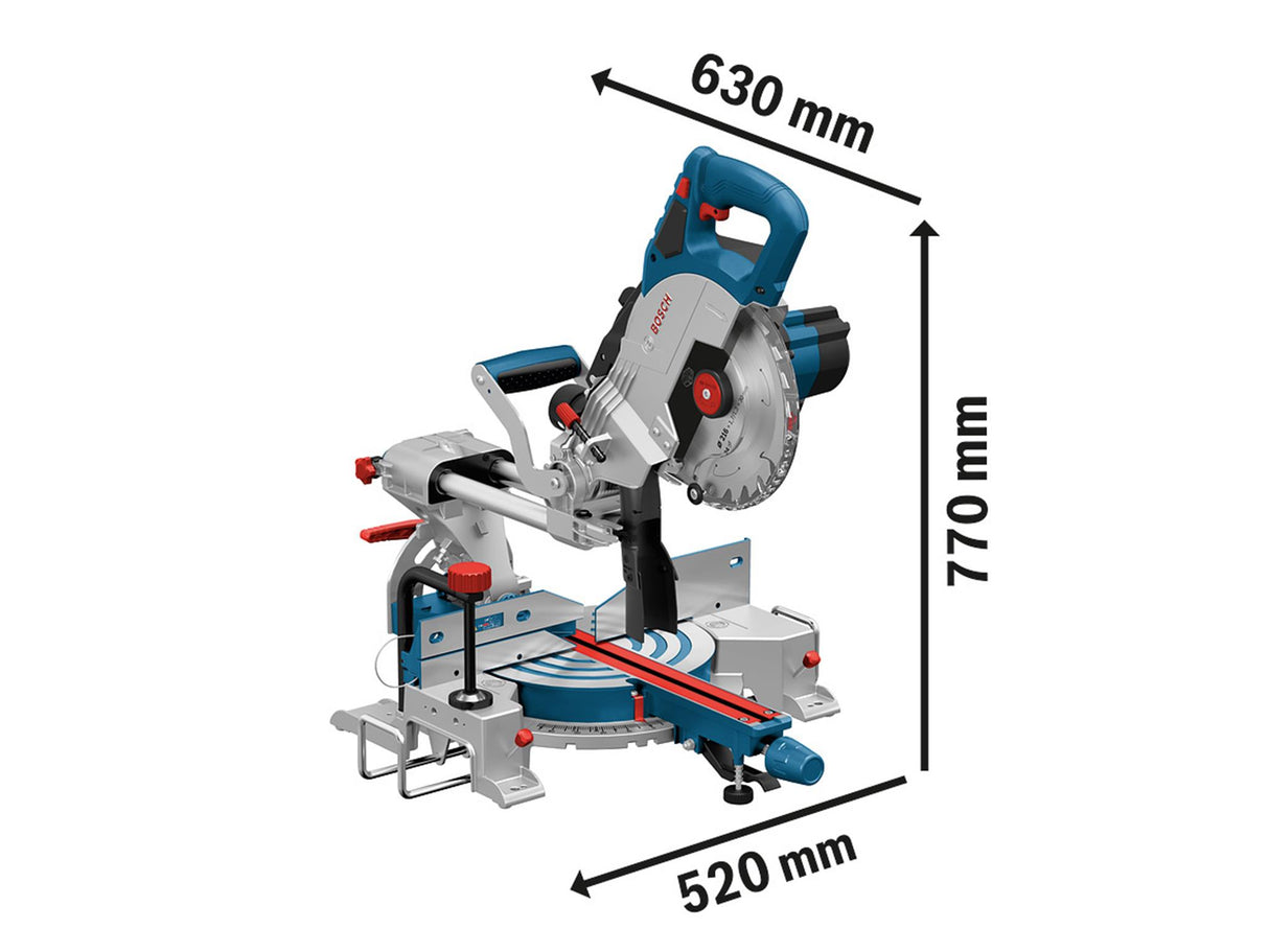 Bosch GCM 18V-216 Professional BITURBO Mitre Saw 18V Bare Unit