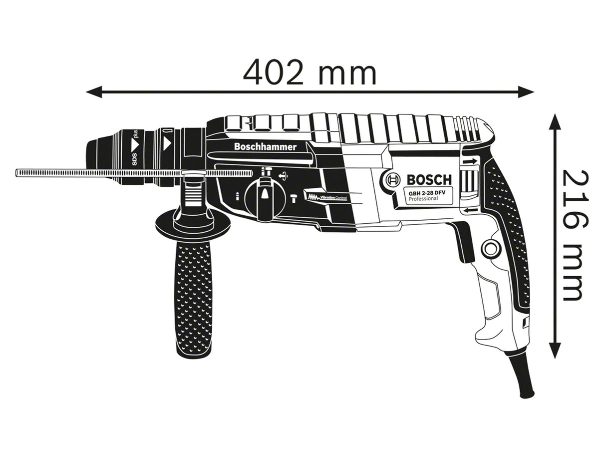 Bosch GBH 2-28 F SDS-Plus Professional Rotary Hammer